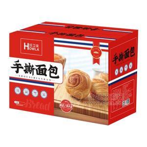 好卫来手撕面包糕点箱装喜庆礼盒食品饼干礼盒厂家