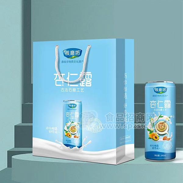 核磨坊杏仁露 植物蛋白饮料240ml礼袋装