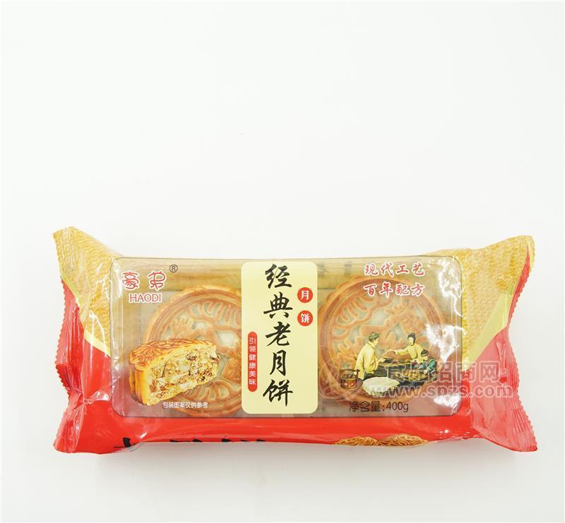 豪弟 經(jīng)典老月餅 芝麻月餅 400g