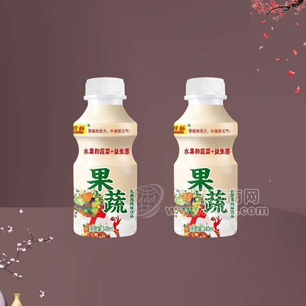 甄欢畅 乳酸菌风味饮品 乳饮料招商340ml