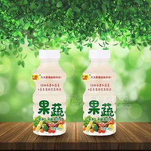 甄歡暢 果蔬營養(yǎng)乳酸菌飲品  乳飲料340ml