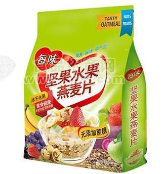 ·每味坚果水果燕麦片（无蔗糖）   630g招商 
