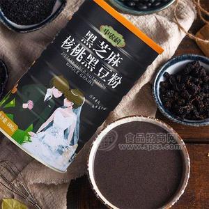 中農科 黑芝麻核桃黑豆粉 沖調食品 600g