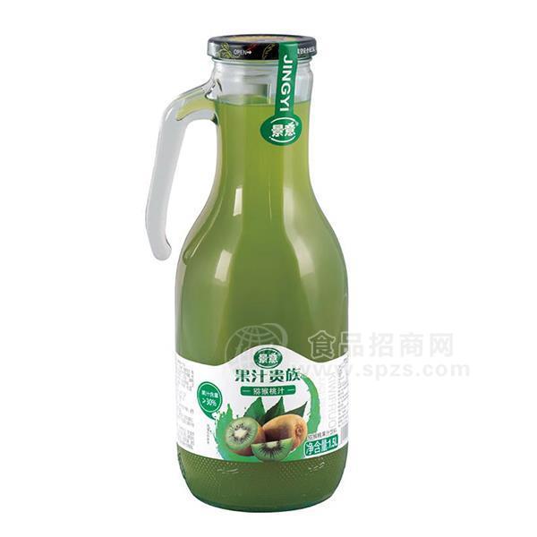 景意猕猴桃汁果汁饮料果汁贵族餐饮果汁大瓶果汁1.5L 