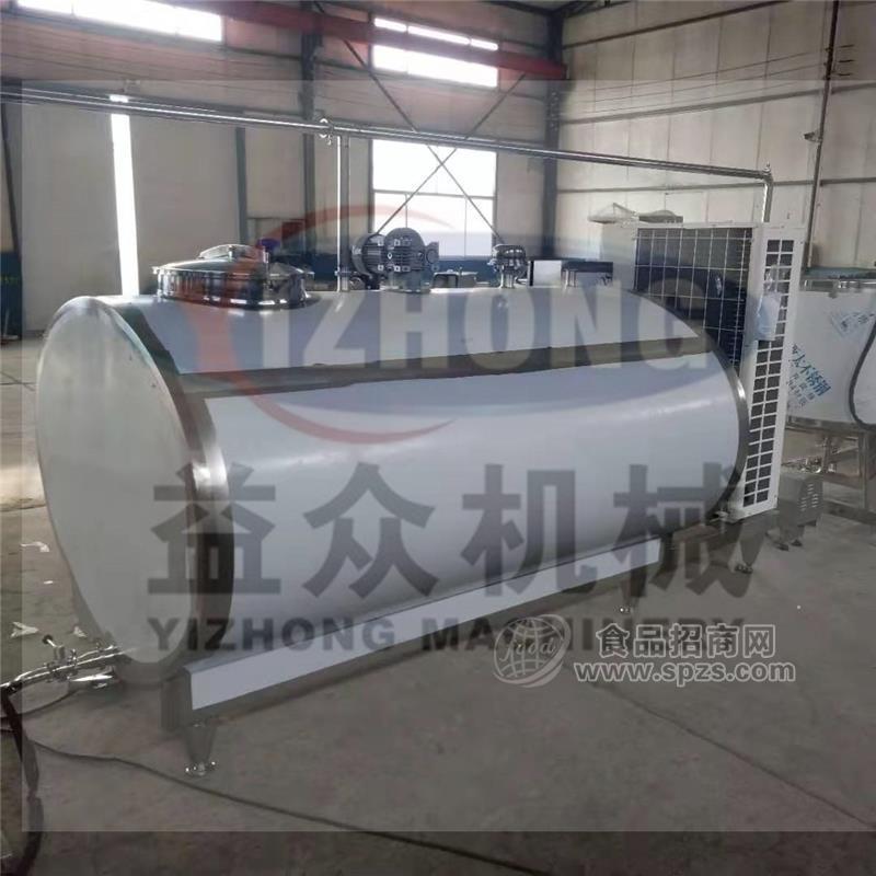500L低温制冷储藏罐 牧场鲜奶巴氏灭菌机
