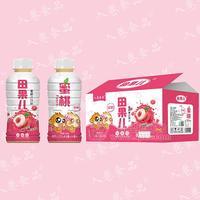 入巷食品 蜜桃复合果汁饮料招商 箱装饮料 蜜桃味饮料450mlx15瓶