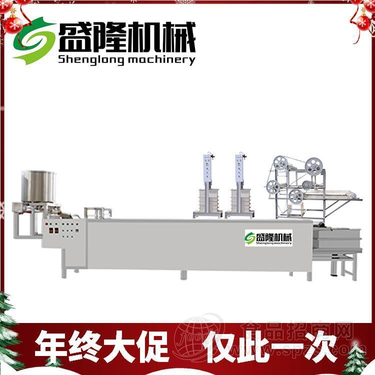 十堰仿手工豆腐皮机价格盛隆薄厚可调豆腐皮机厂家直销
