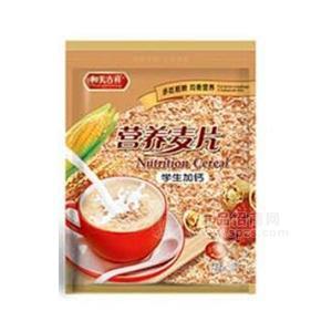 和美吉祥  學(xué)生加鈣 營(yíng)養(yǎng)麥片 沖調(diào)食品 608g