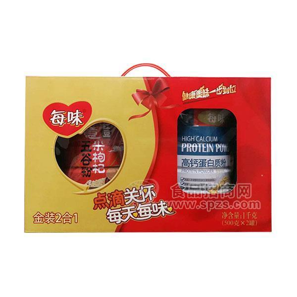 每味 薏米枸杞五谷粉 高钙蛋白质粉 固体饮料 冲调食品 1kg