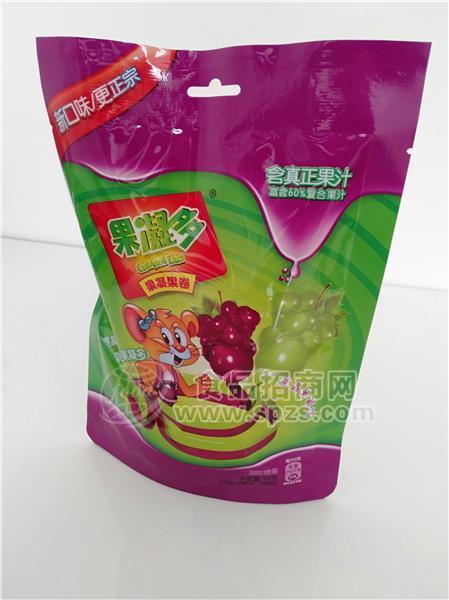 果凝膠 果凝果卷 90g分享裝 掛件糖果 休閑食品 (3)