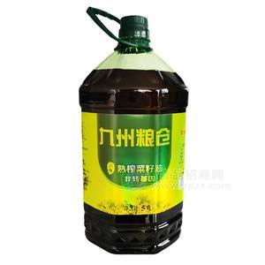 九州糧倉 川味熟榨菜籽油 桶裝5L