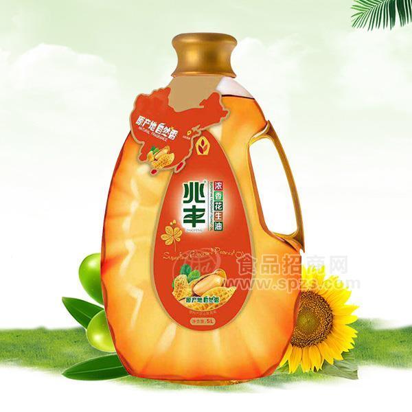 ·兆丰 浓香花生油食用油招商5L 