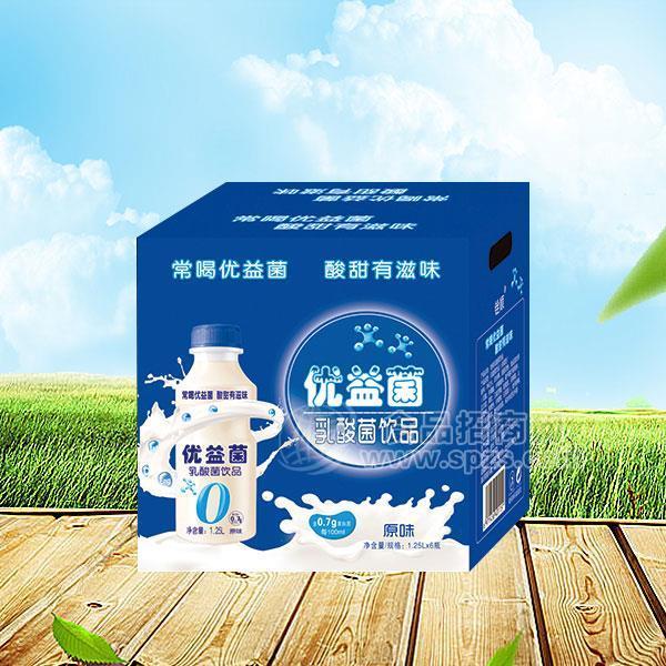 优益菌 乳酸菌饮品 乳饮料招商原味1.25Lx6瓶