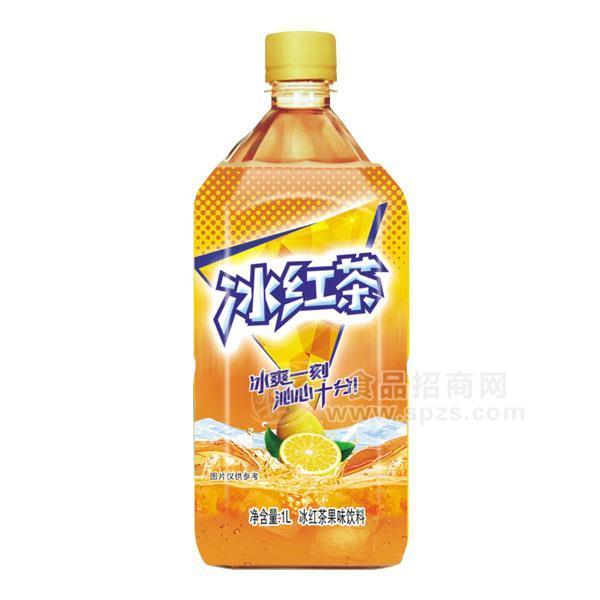冰红茶果味饮料 瓶装1L