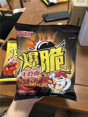 华尚康爆脆干吃面 劲爆火鸡味 方便面