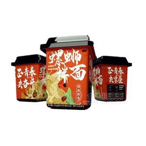 辣爽鮮香盒裝螺螄拌面方便食品新品上市廠家直銷(xiāo)100g