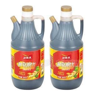 裕美源 黄豆原汁酱油（酿造酱油）800ml