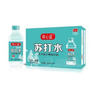 有心益無汽蘇打水飲料果味飲料350mlx24瓶