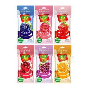 果凝多 果粒维卷 三颗果卷 糖果 休闲食品招商30g