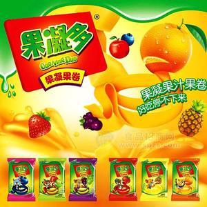 果凝多 果汁果卷 果凝果卷 糖果 儿童零食招商