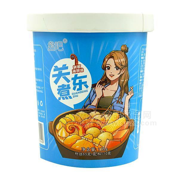 盤吧 剁椒海鮮味關東煮 速食粉絲 休閑食品 方便食品 175g