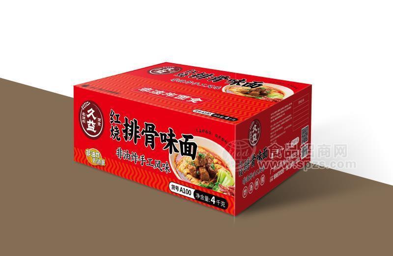 久益紅燒排骨味面非油炸手工風(fēng)味