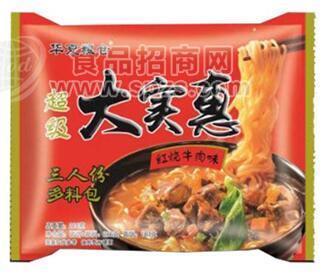 华夏粮仓大实惠方便面红烧牛肉味