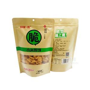谷部一族 小米煎饼 鲜虾味 休闲食品招商158g
