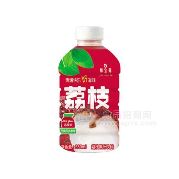·加宝露 荔枝果汁饮料 果味饮料 风味饮料350ml 