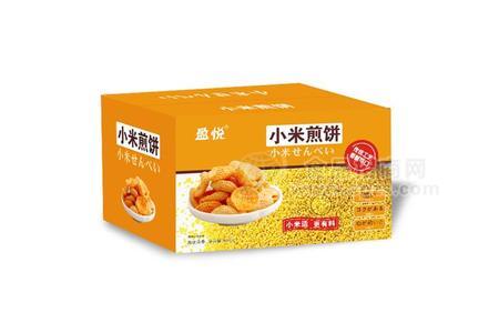 盈悅小米煎餅 定量裝休閑食品 米餅批發(fā)招商 休閑食品生產基地