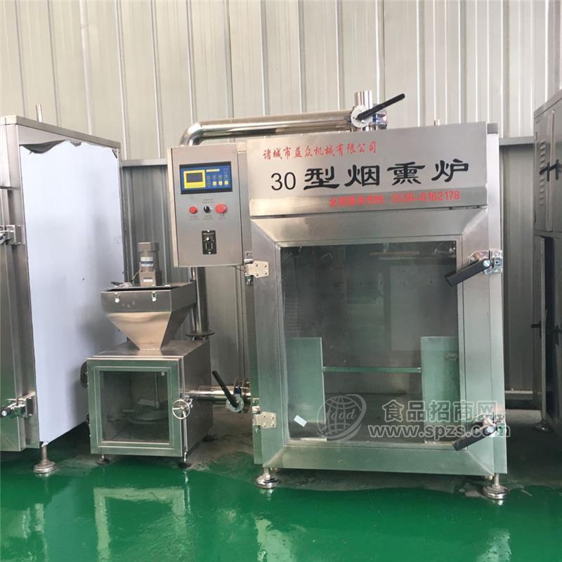 烤鹌鹑专用设备 一机多用熟食烟熏设备