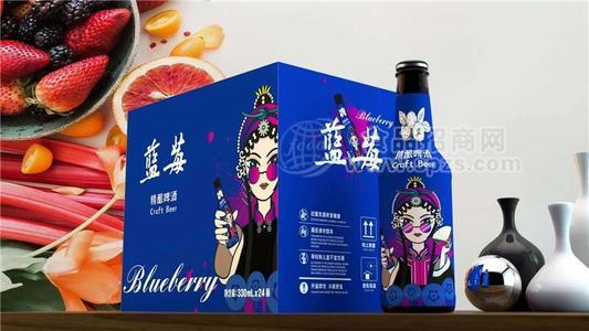 OEM百香果艾爾精釀啤酒藍(lán)莓精釀啤酒櫻桃IPA訂制