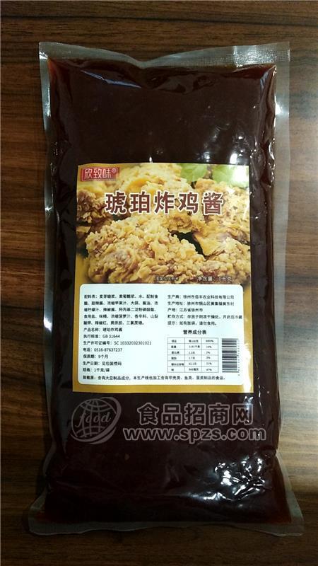 欣致味 琥珀炸鸡酱 1000g*12袋 整箱