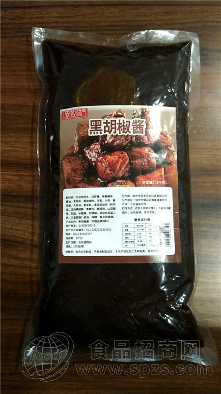 欣致味 黑胡椒酱 1000g*12袋 整箱
