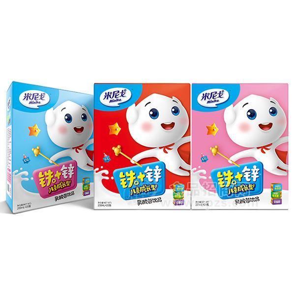 米尼戈小锌意 乳酸菌饮品 儿童成长型饮料200mlx20瓶