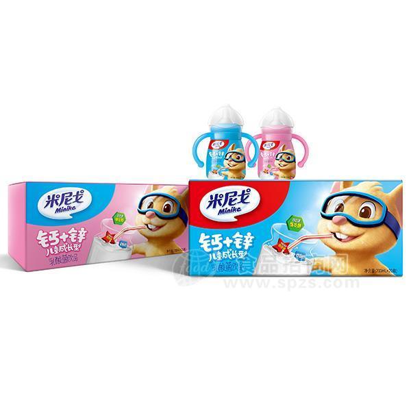 米尼戈小锌意 乳酸菌饮品 儿童饮料200mlx20瓶