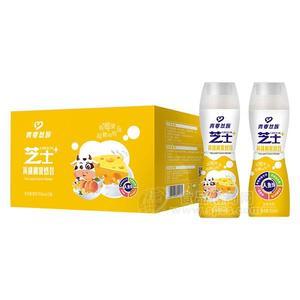 青春益族 芝士黃桃椰果奶昔 乳味飲料  350mlx15瓶