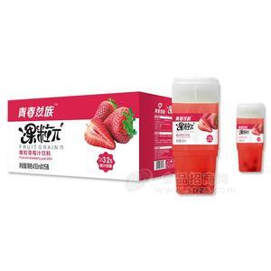 青春益族 果粒草莓汁飲料 果汁飲料 430mlx15瓶