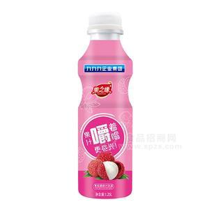 果之缘 果粒荔枝汁饮品 果汁饮料  1.25L