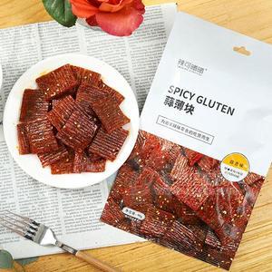 辣可曦曦 網(wǎng)紅辣條蒜薄塊 休閑食品招商新品上市98g