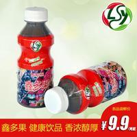 廠家直銷鑫多果健康養(yǎng)生水果+堅果瓶裝混合風味飲料12瓶一箱