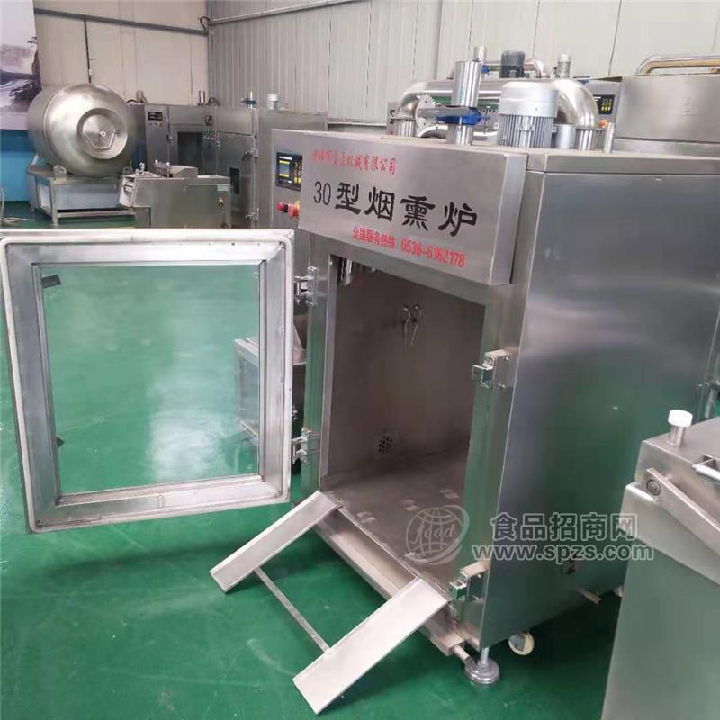 腊猪嘴专用烟熏上色设备 肉制品厂专用机器