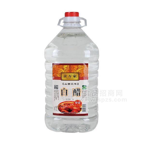 ·京万家 山西风味白醋 调味品 5L 