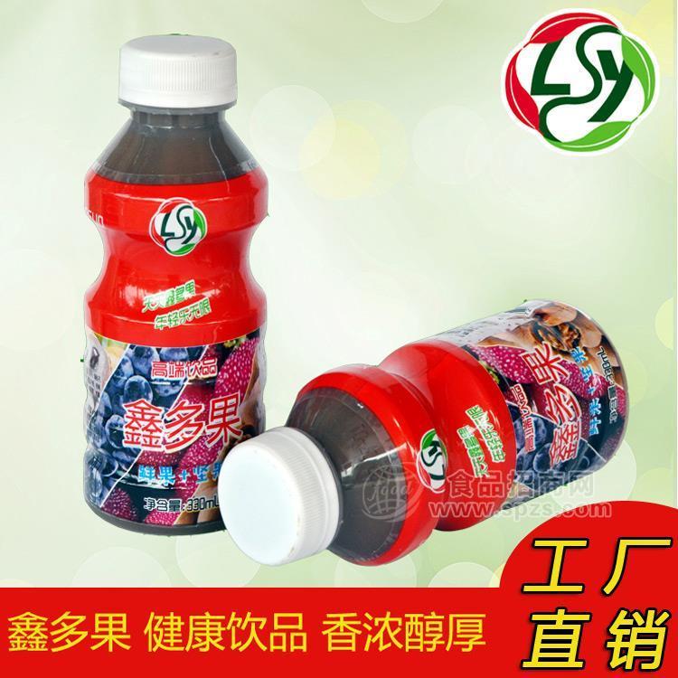 廠家直銷鑫多果健康養(yǎng)生水果+堅果瓶裝混合風(fēng)味飲料12瓶一箱