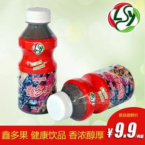 廠家直銷鑫多果健康養(yǎng)生水果+堅果瓶裝混合風(fēng)味飲料12瓶一箱