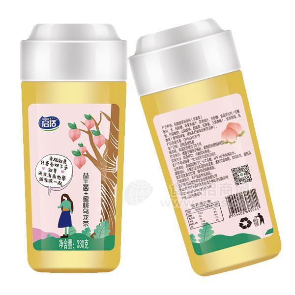 ·启活 益生菌+蜜桃乌龙茶  茶饮料 330g 