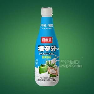 原生道 椰肉鲜榨 椰子汁饮料 植物蛋白饮料招商 果肉饮料1.25kg