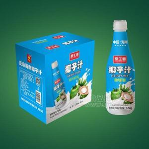 原生道 椰肉鲜榨 椰子汁饮料 植物蛋白饮料招商1.25kgx6瓶