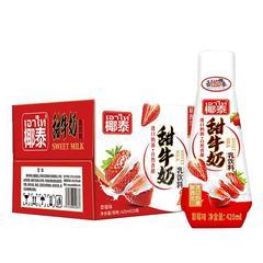 椰泰甜牛奶 草莓味乳饮料420mlx20瓶