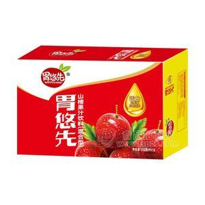 胃悠先山楂果汁饮料 混合型果汁饮料 灌装山楂汁  整箱招商310mlx16罐